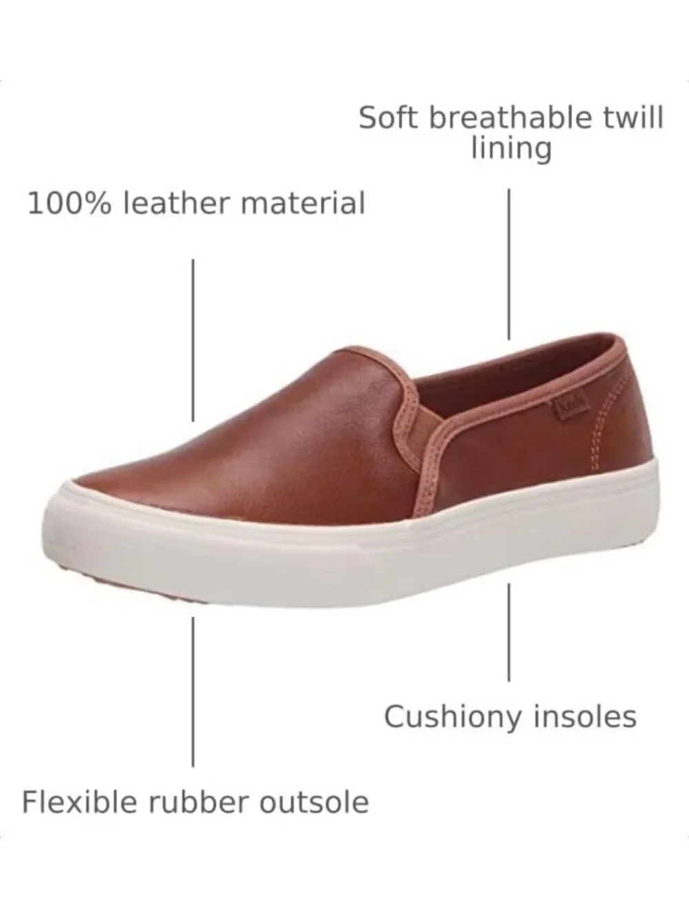 Casual Black Slip-On Canvas Sneakers for Women | Double Decker Style
